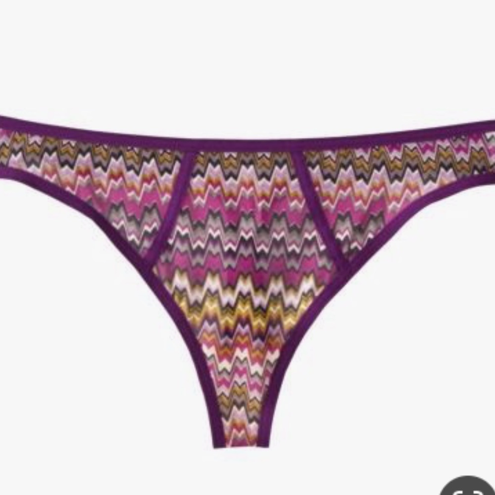 Missoni  Princess Pink MESH THONG  NWT